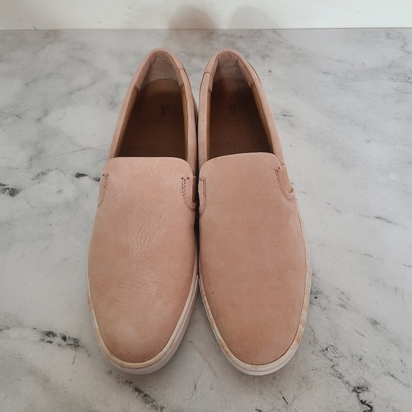 Frye Ivy Slip Blush Sneaker 9.5 New With Box - Picture 1 of 7